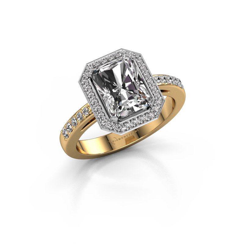 Afbeelding van Verlovingsring Dodie 2 RAD 585 goud diamant 2.779 crt