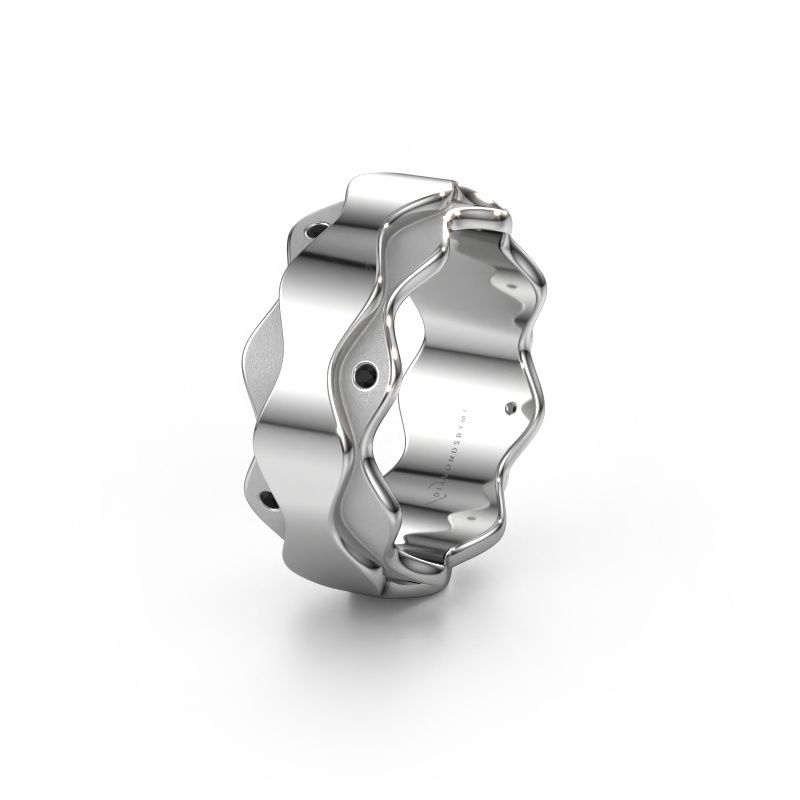 Alliance WH2034P 950 platine diamant noir ±7 x 2,4 mm