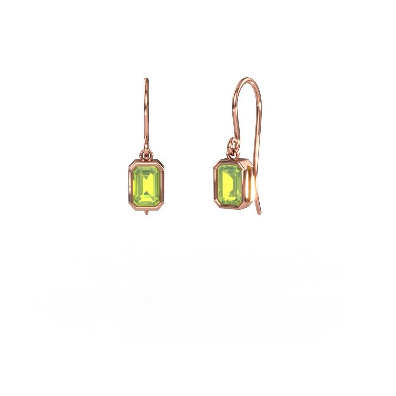 Ohrringe Lavon EME 585 Roségold Peridot 6x4 mm