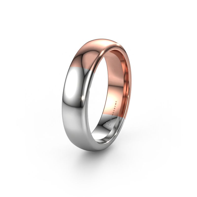 Trouwring WH1003M26C 585 rosé goud ±6x2.2 mm