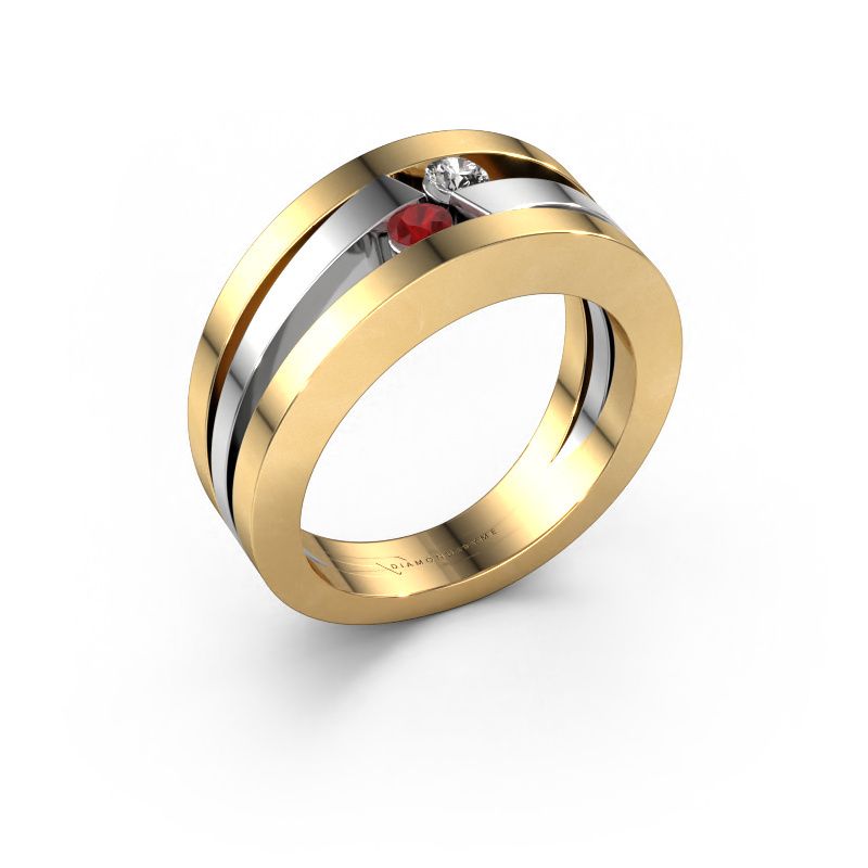 Ring Valerie 585 gold ruby 2.7 mm