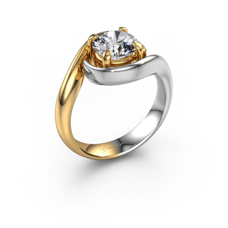 Engagement ring Linn 585 gold lab grown diamond 1.50 crt