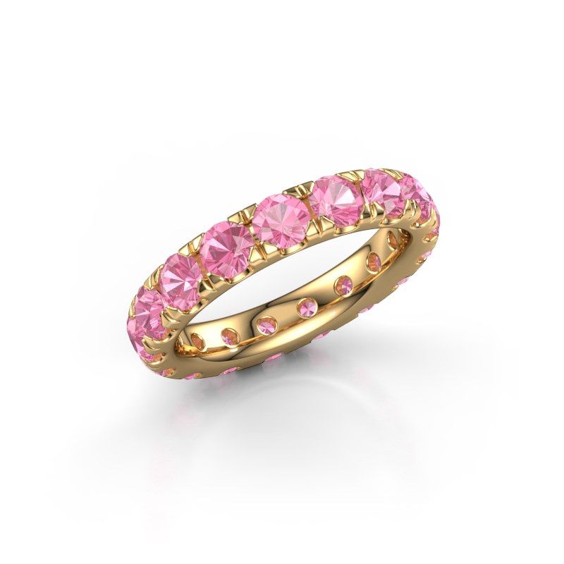 Image of Stackable Ring Jackie 3.7<br/>585 gold<br/>Pink sapphire 3.7 mm