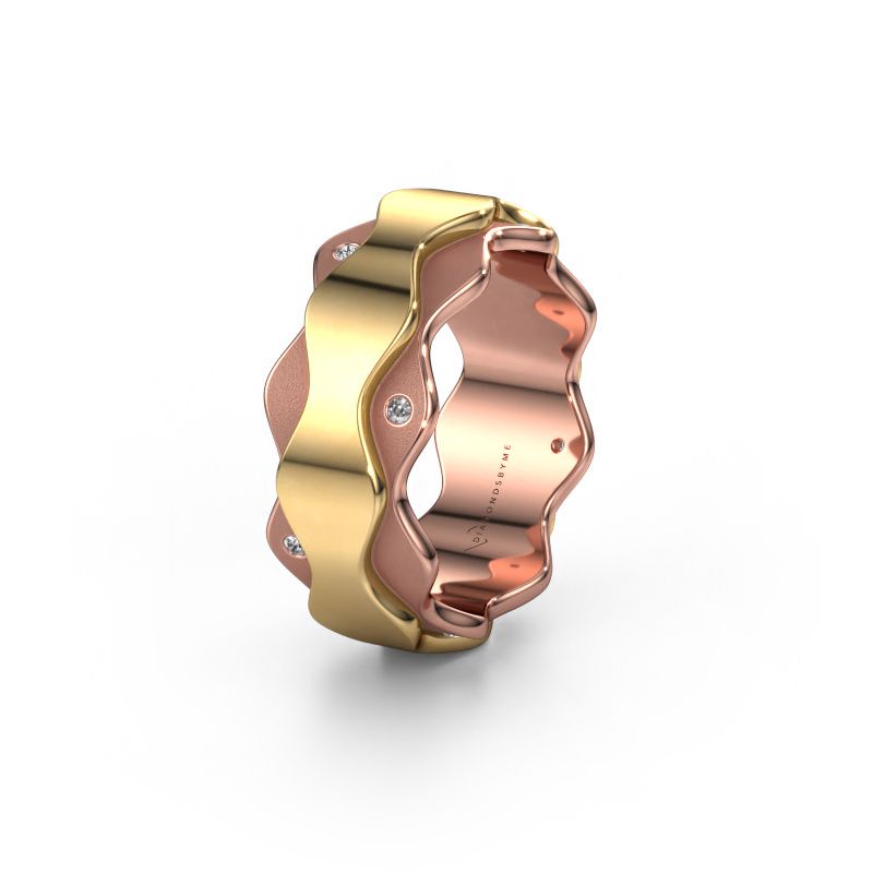 Alliance WH2034P 585 or rose zircone ±7 x 2,4 mm