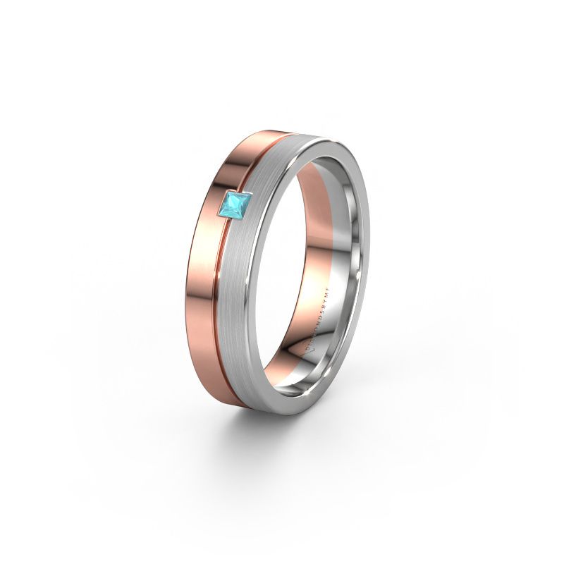 Alliance WH0201L15ASQPM 585 or rose topaze bleue ±5x1.7 mm