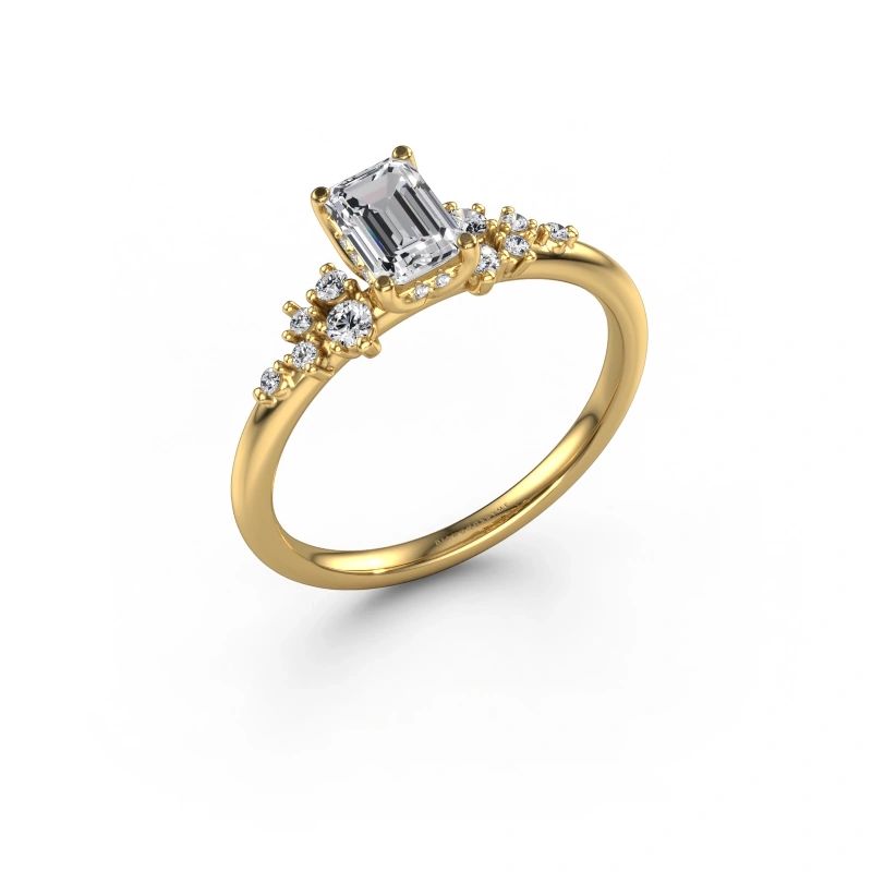 Engagement ring Emma EME 585 gold diamond 0.70 crt