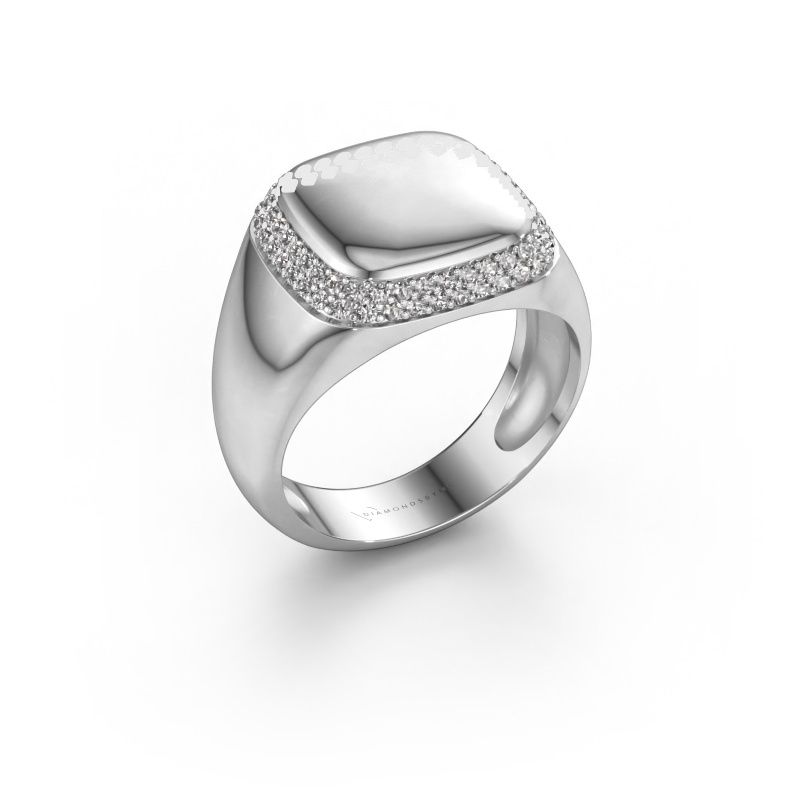 Men's ring Pascal 950 platinum diamond 0.482 crt