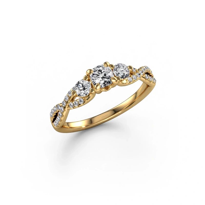Verlovingsring Marilou CUS 585 goud diamant 0.69 crt