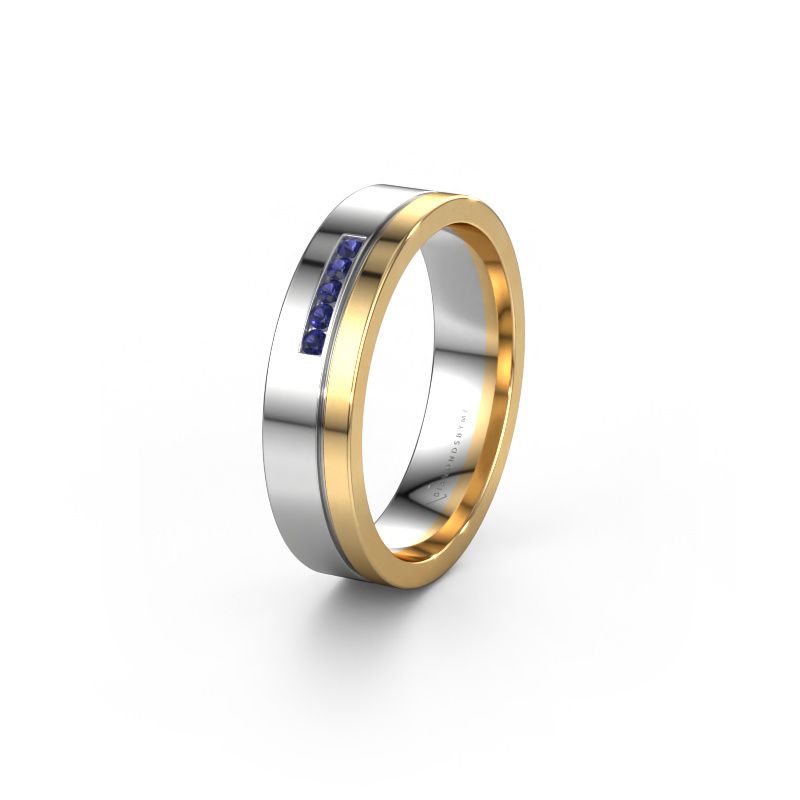 Ehering WH0307L15AP 585 Weißgold Saphir ±5x1.7 mm