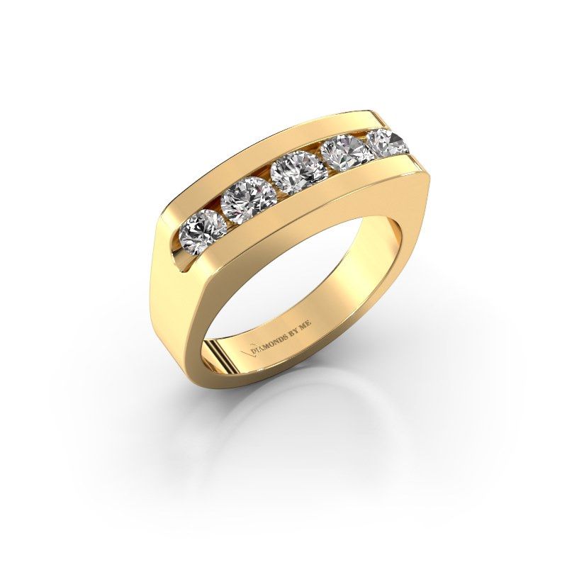 Afbeelding van Heren ring Richard<br/>585 goud<br/>Lab-grown diamant 1.110 crt