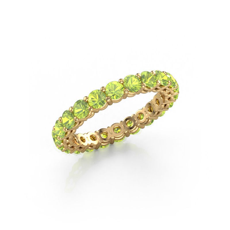 Bague superposable Michelle full 3.0 585 or jaune péridot 3 mm