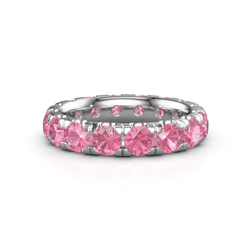 Bild von Vorsteckring jackie 4.0<br/>585 Weißgold<br/>Pink Saphir 4 mm