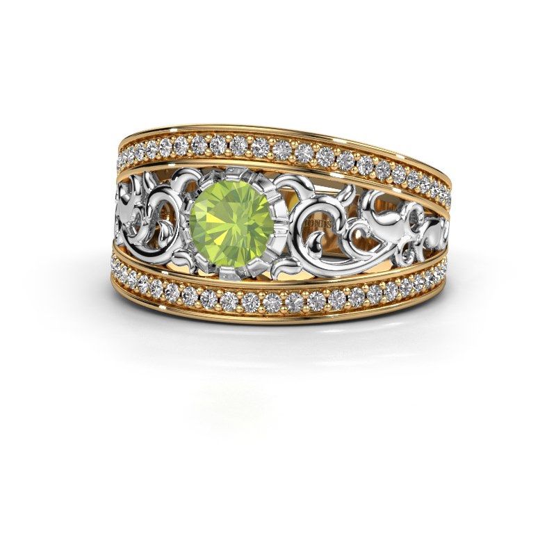 Image de Bague Marilee<br/>585 or jaune<br/>Péridot 5 mm
