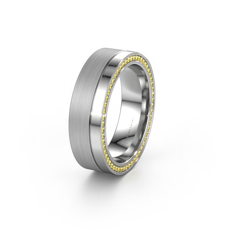 Alliance WH0313L16B 585 or blanc saphir jaune ±6x2 mm