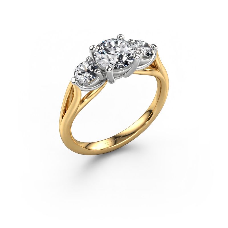 Engagement ring Amie RND 585 gold lab grown diamond 1.50 crt