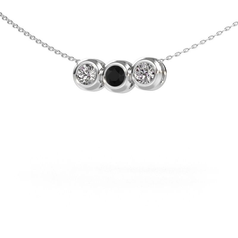Kette Kim 3 585 Weißgold Schwarz Diamant 0.80 crt