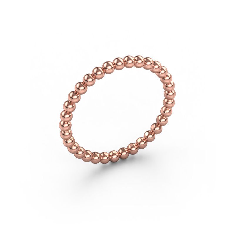 Stackable ring Dani 2mm 585 rose gold