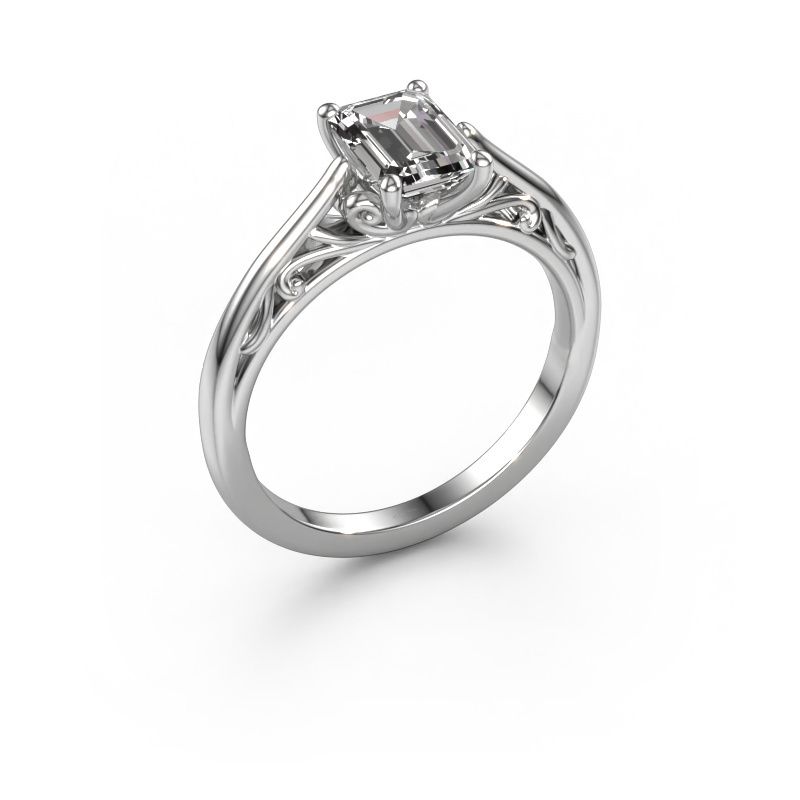 Verlobungsring Shannon eme 950 Platin Lab-grown Diamant 0.90 crt