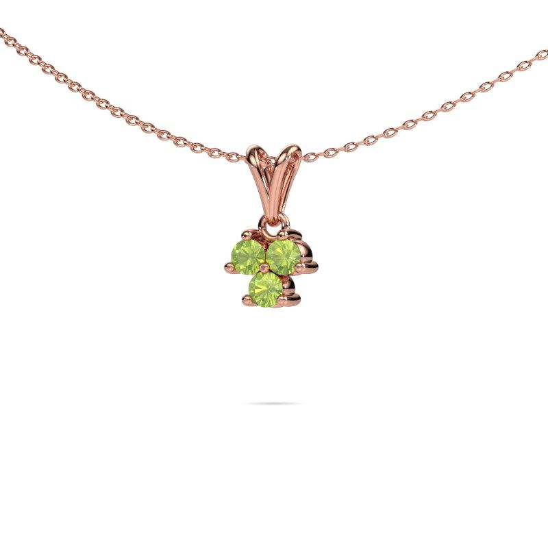 Anhänger Shirlee 585 Roségold Peridot 3 mm