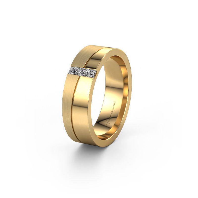 Alliance WH0906L16A 585 or jaune diamant synthétique ±6x1.7 mm
