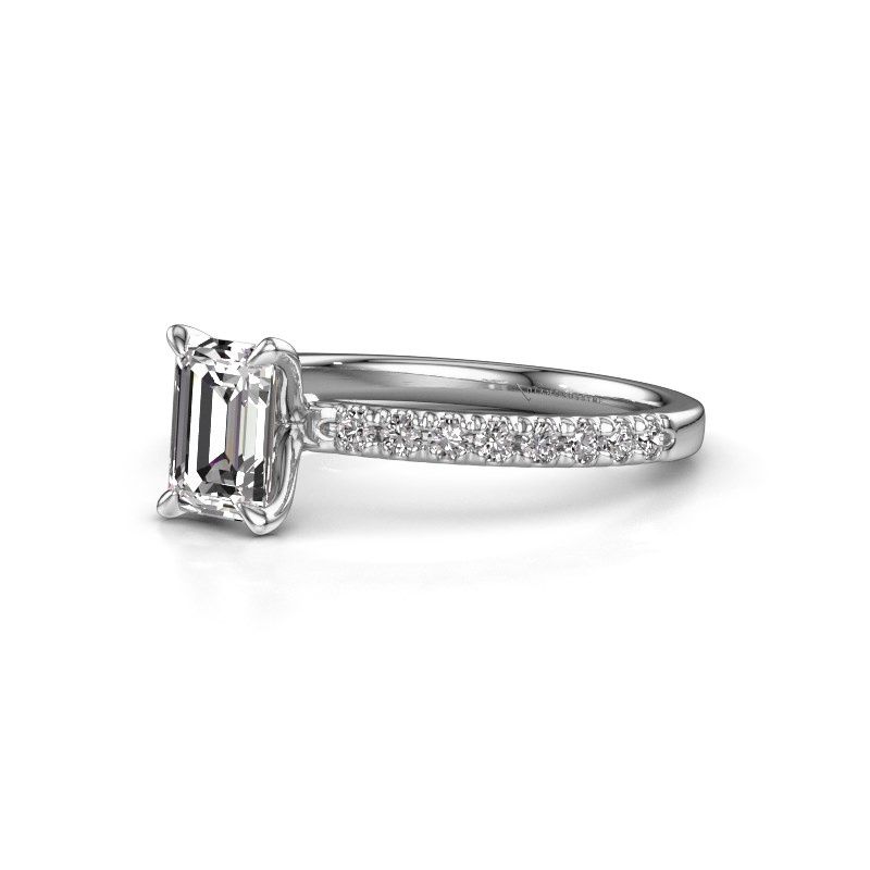 Afbeelding van Verlovingsring Crystal EME 2 950 platina diamant 0.90 crt