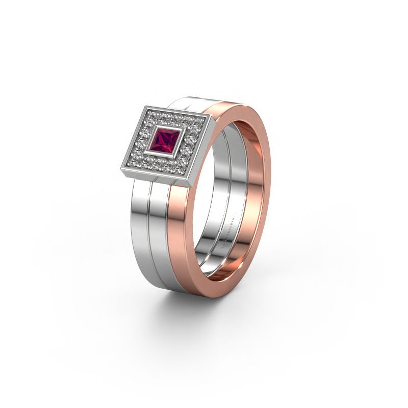 Alliance WH2104L 585 or blanc rhodolite ±6 x 2,8 mm