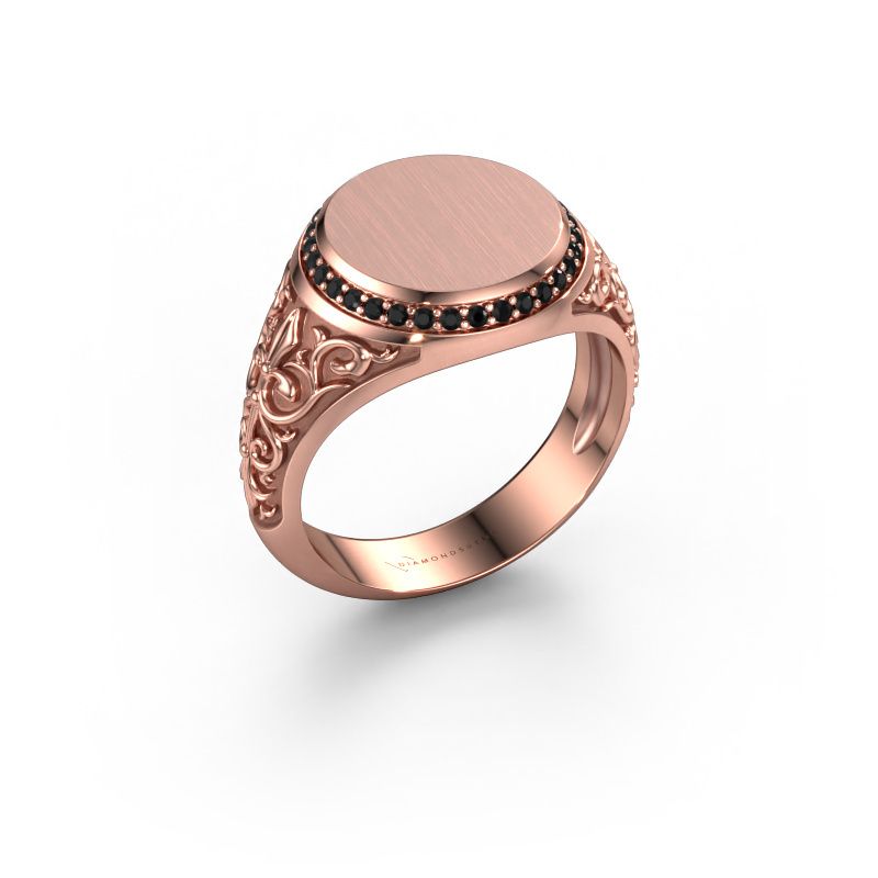 Siegelring Moor 1 585 Roségold