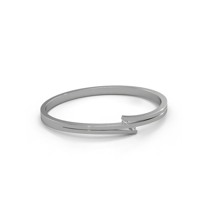 Bracelet Roxane 585 white gold lab-grown diamond 0.06 crt