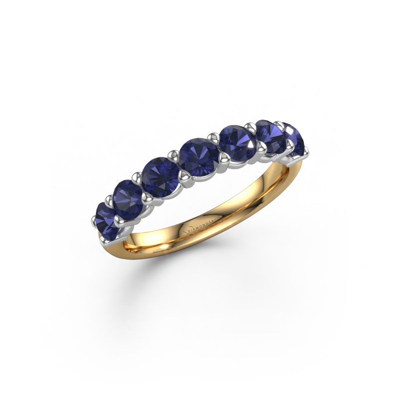 Ring Heddy Half 585 gold sapphire 3.7 mm