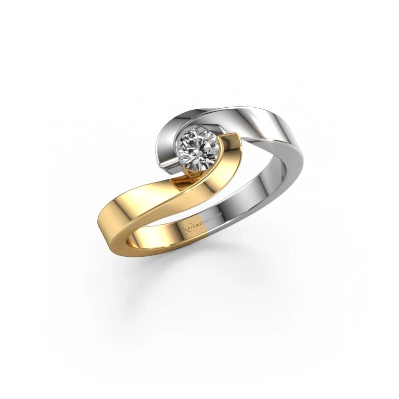 Ring Sheryl 585 Gold Diamant 0.25 crt