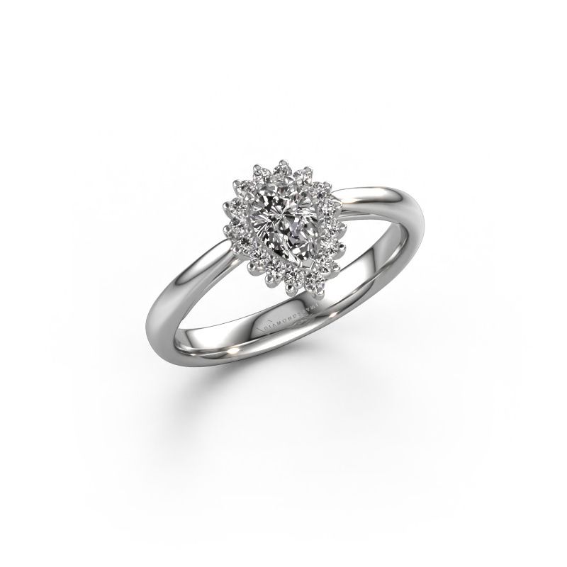 Engagement ring Tilly per 1 585 white gold diamond 0.65 crt