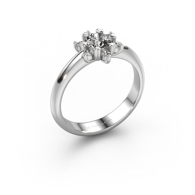 Ring Liesbeth 585 white gold lab grown diamond 0.62 crt