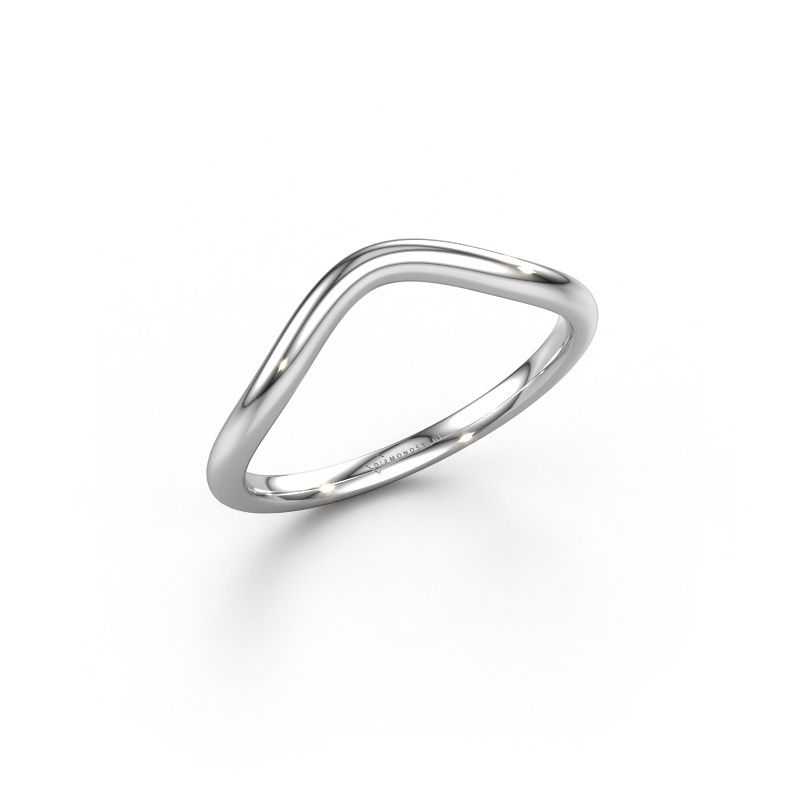 Stackable ring SR30C3 585 white gold