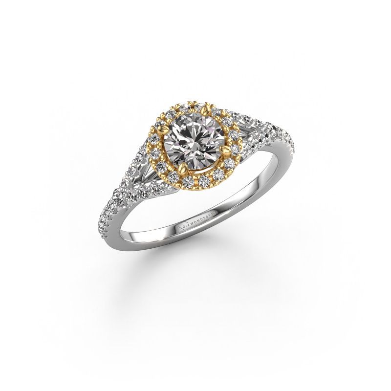 Verlobungsring Kimber RND 585 Weißgold Diamant 0.922 crt