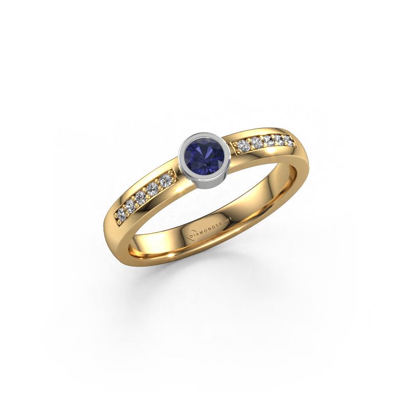 Ring Ise 2 585 Gold Saphir 4 mm