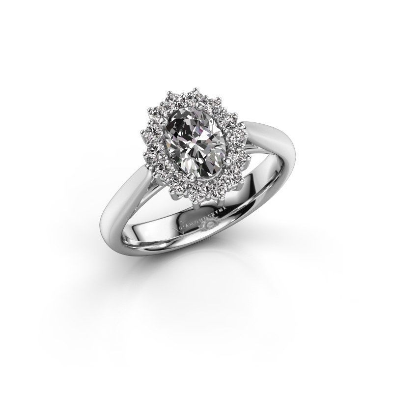 Image de Bague de fiançailles Margien 1<br/>585 or blanc<br/>Diamant 0.84 crt
