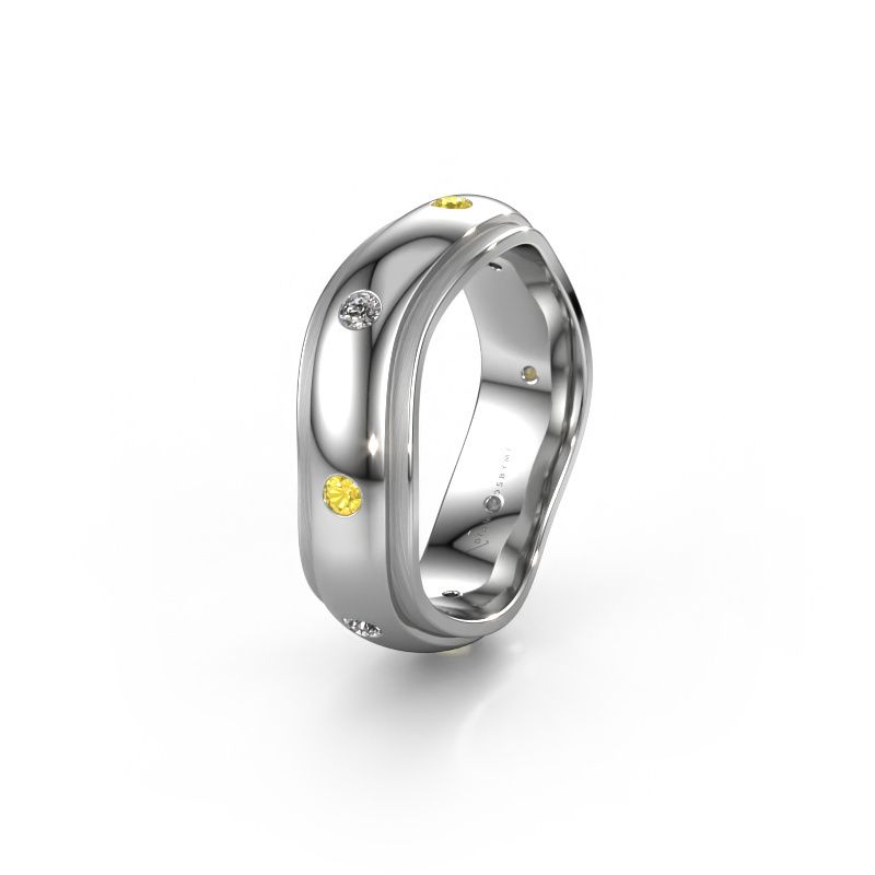 Alliance WH2051L26DP 950 platine saphir jaune ±6x2.4 mm
