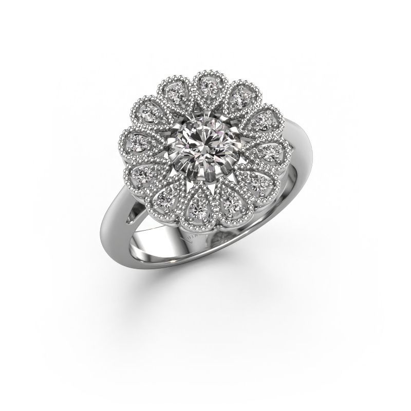Verlovingsring Kaat 585 witgoud lab-grown diamant 0.680 crt