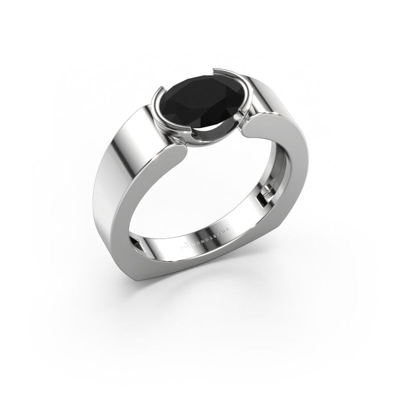 Ring Tonya 950 Platin Schwarz Diamant 1.40 crt
