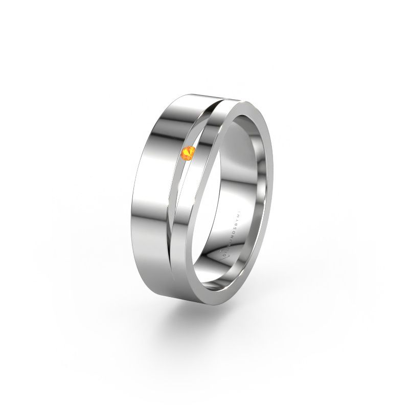 Ehering WH6000L16AP 585 Weißgold Citrin ±6x1.7 mm