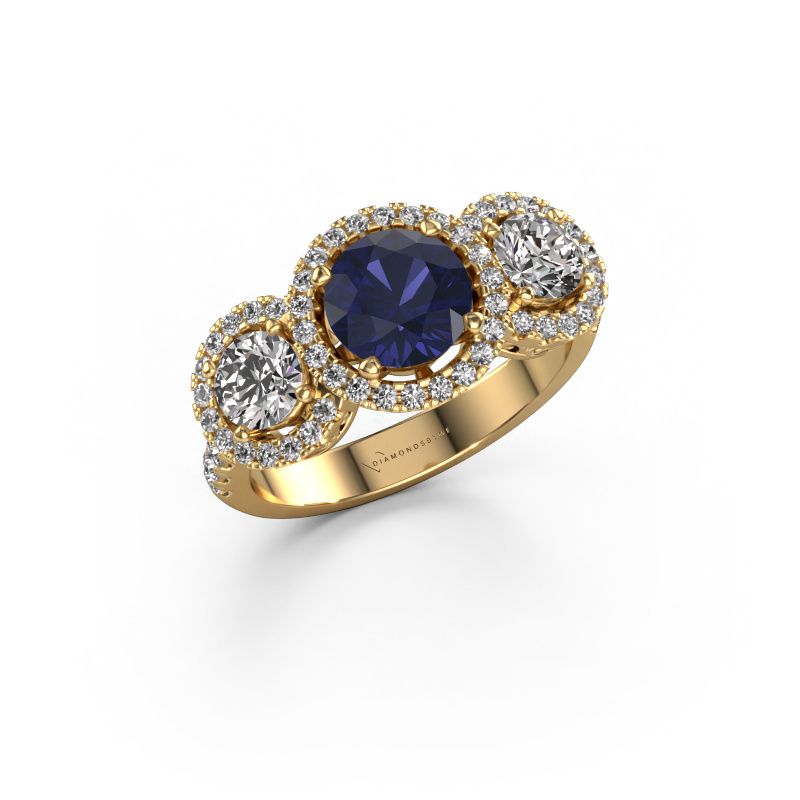 Ring Lacie 585 Gold Saphir 6.5 mm
