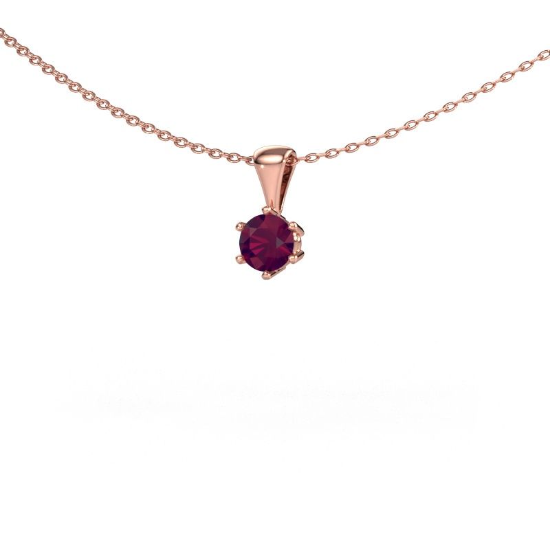 Ketting Fay 585 rosé goud rhodoliet 4.7 mm