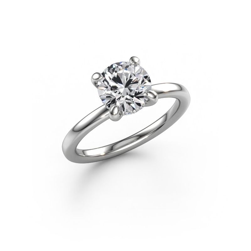 Engagement ring Simone RND 2 585 white gold diamond 1.50 crt