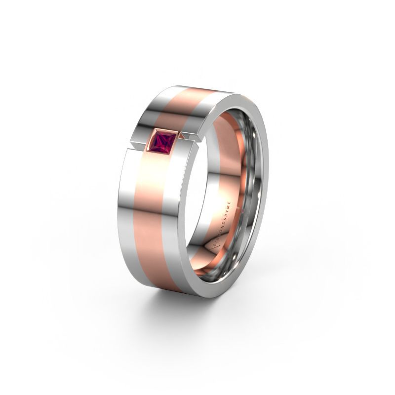 Ehering WH2042P 585 Roségold Rhodolit ±7x2.4 mm