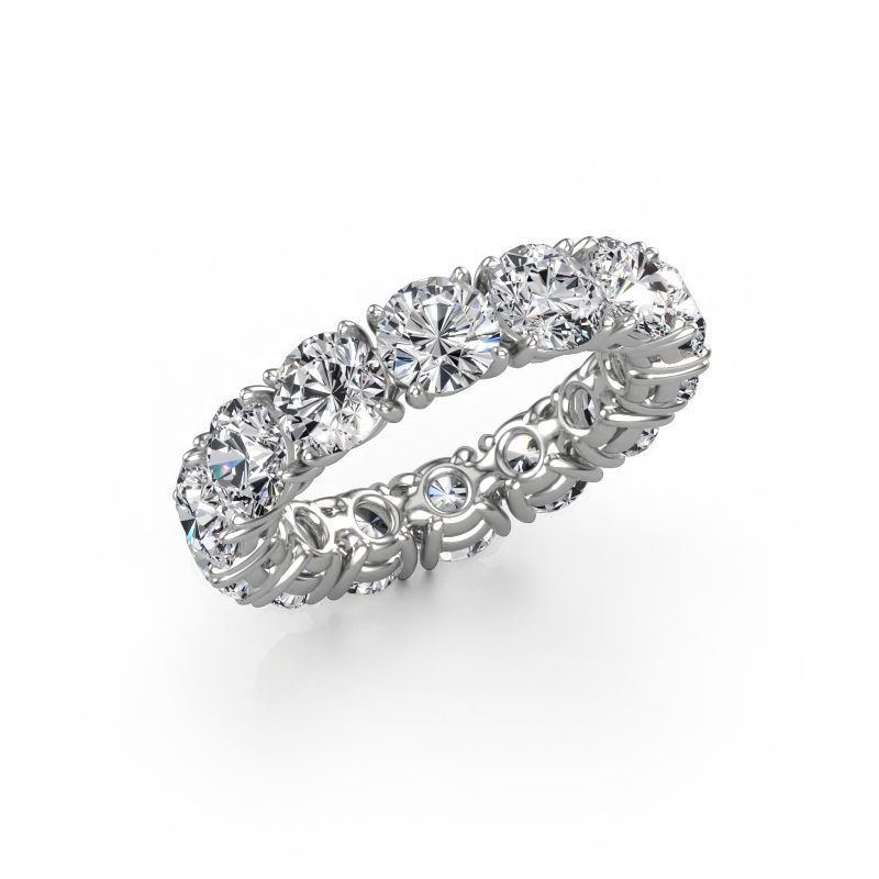 Ring Vivienne 5.0 585 white gold lab grown diamond 7.00 crt