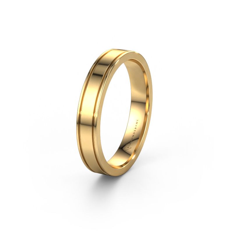 Wedding ring WH2108M14A 585 gold ±4x1.7 mm