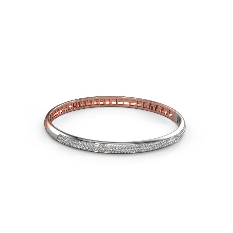 Bracelet Emely 5mm 585 or rose zircone 1.1 mm