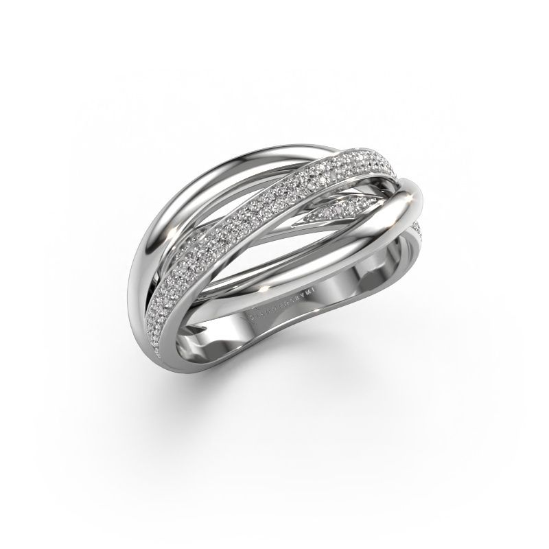 Ring Candice 585 white gold lab-grown diamond 0.24 crt