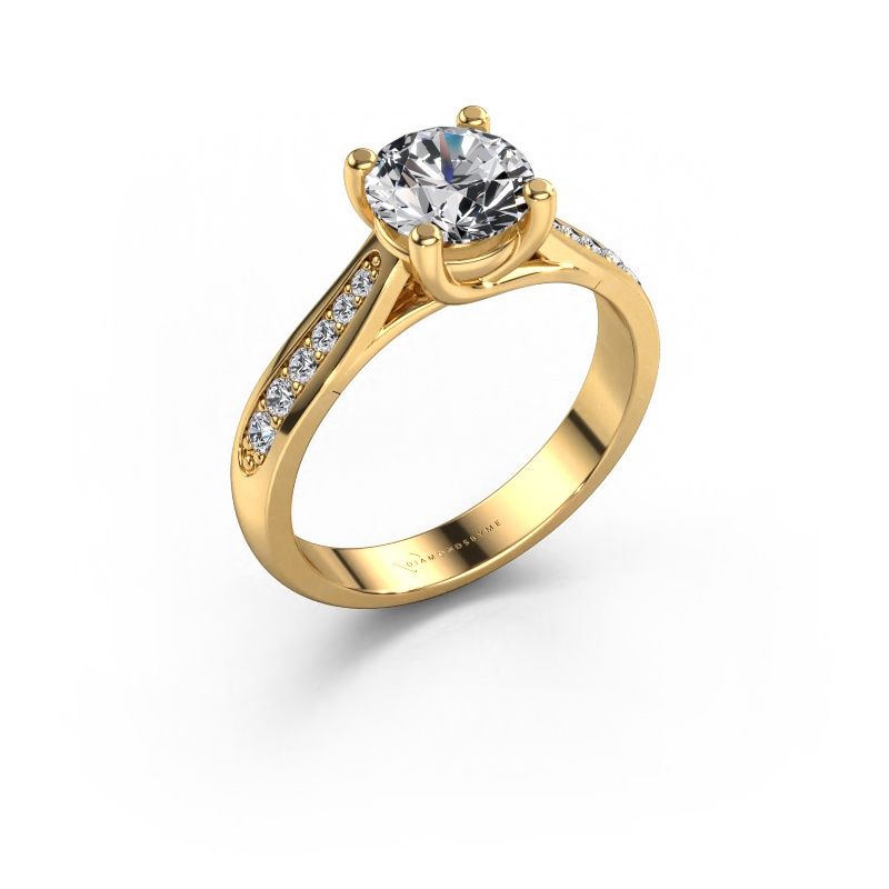 Engagement ring Mia 2 585 gold lab grown diamond 1.00 crt
