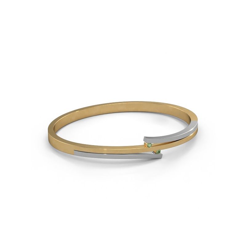 Armband Roxane 585 Gold Turmalin grün 2 mm